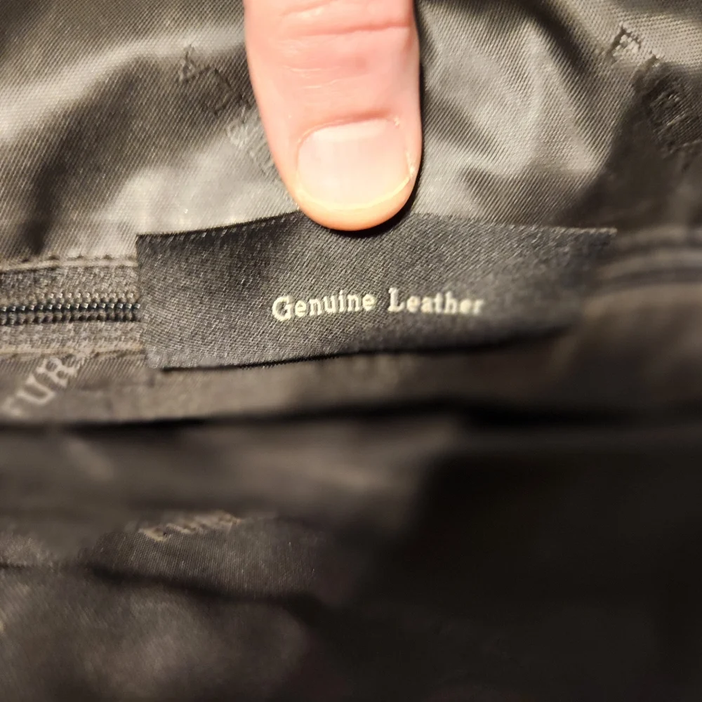 Vintage Furla black Italian leather crocodile purse - Picture 11 of 12